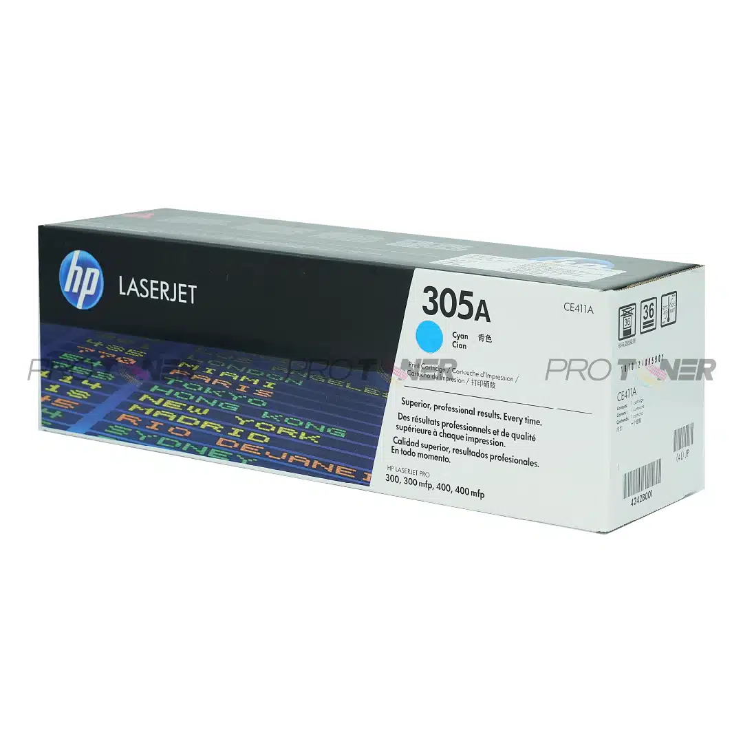 ตลับหมึก HP 305A CE411A โทนเนอร์ สีฟ้า (Original) - Image 4